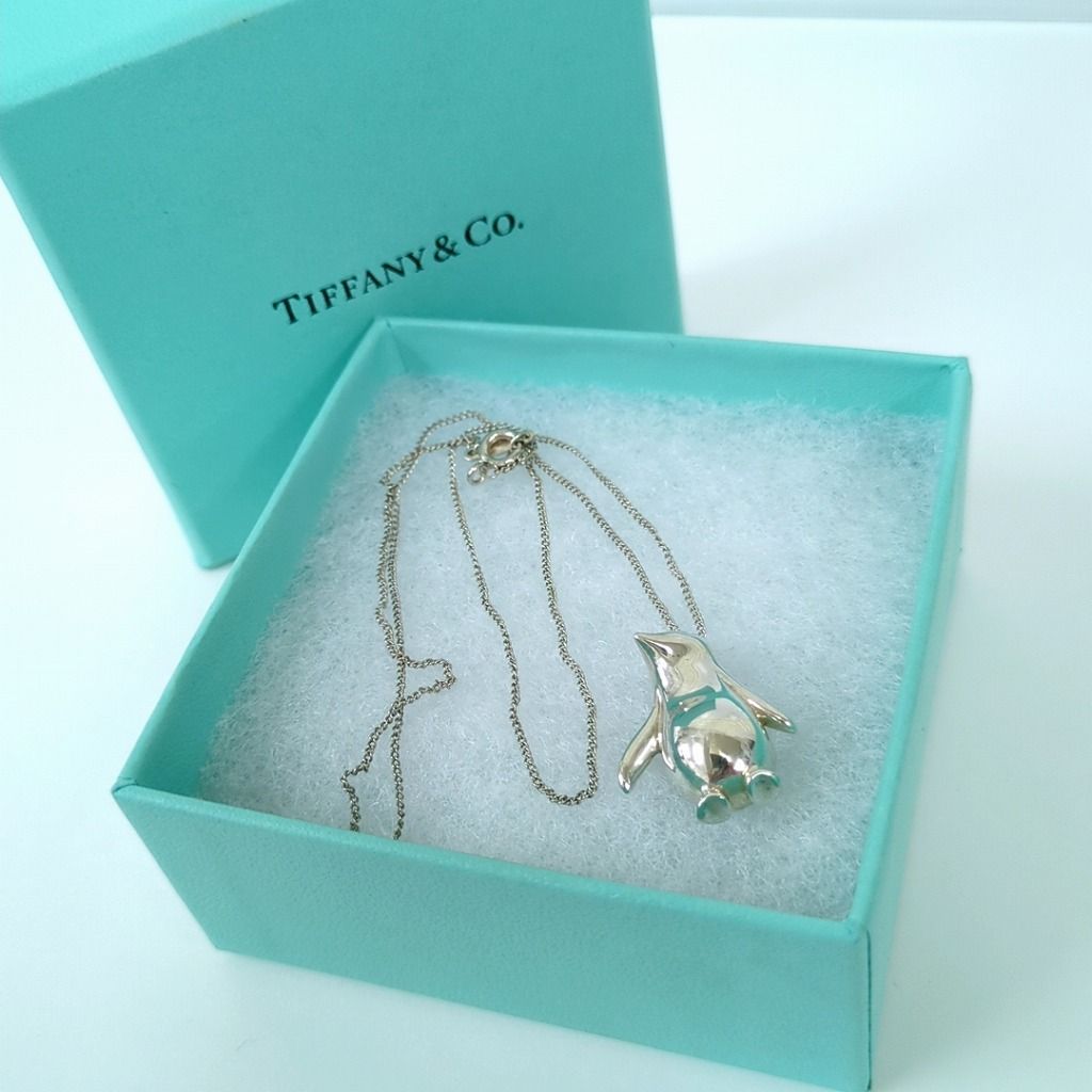 TIFFANY&Co. ティファニー SV925 ペンギン モチーフ ネックレス - メルカリ