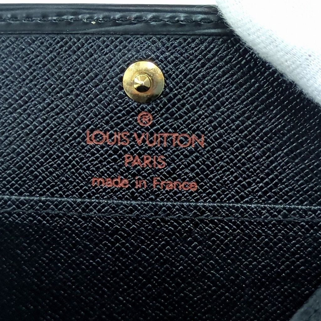 LOUISVUITTON ルイ ヴィトン エピ ボワット コインケース ブラック