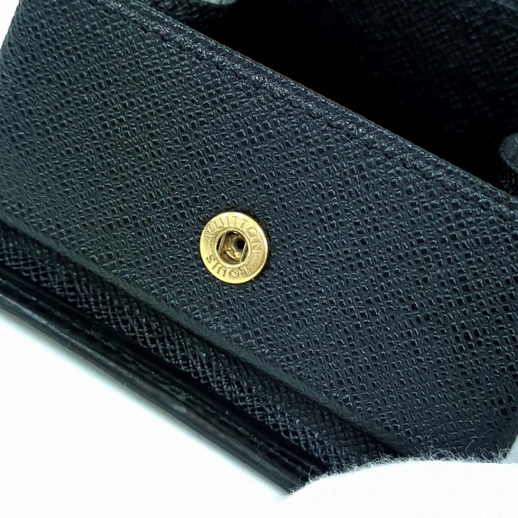 LOUISVUITTON ルイ ヴィトン エピ ボワット コインケース ブラック