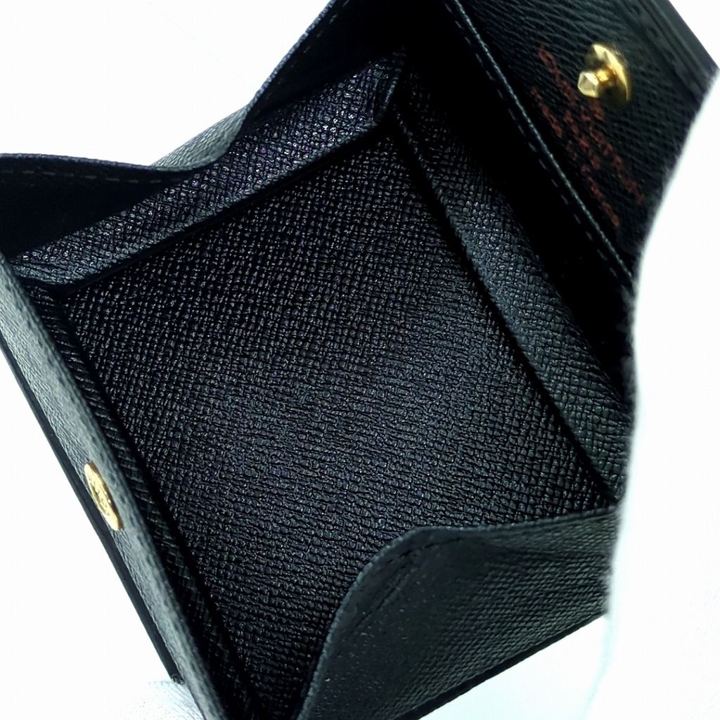LOUISVUITTON ルイ ヴィトン エピ ボワット コインケース ブラック