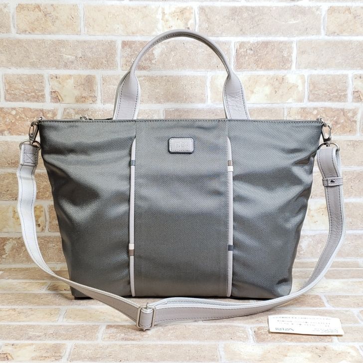 美品 IBIZA イビザ ☆ ナイロン 2WAY ハンドバッグ ショルダーバッグ 