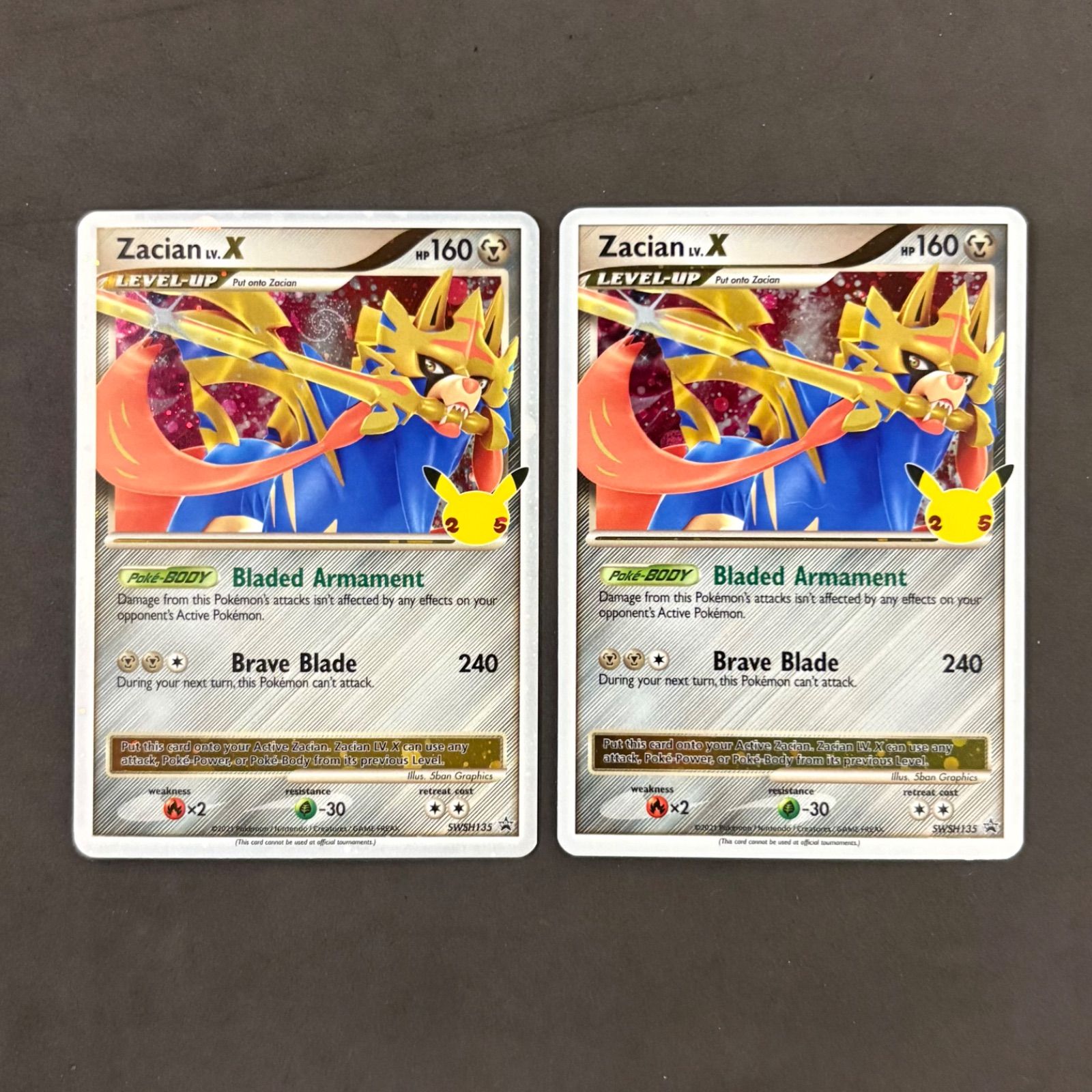 ポケモンカード ザシアン LV.X プロモ 海外版 2枚まとめ売り - メルカリ