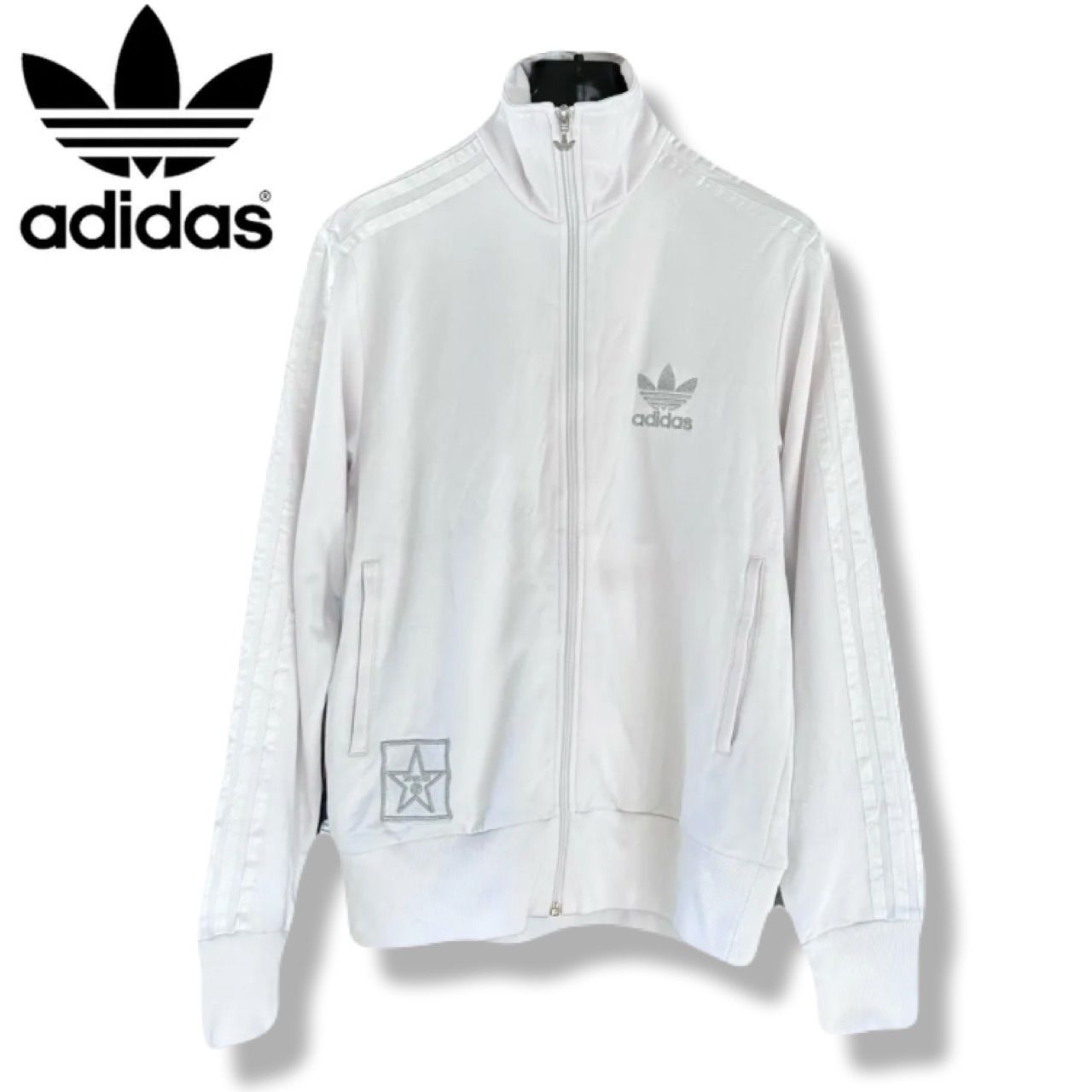 adidas Originals トラックジャケット ホワイト トレフォイル adidas Originals トラックジャケット ホワイト トレフォイル