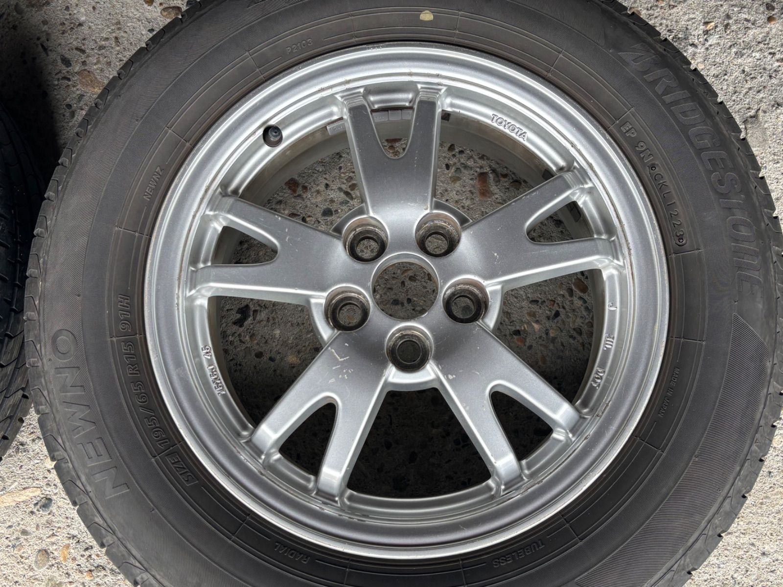 195/65R15 BS/ブリヂストン NEWNO TOYOTA/トヨタ 30プリウス純正 