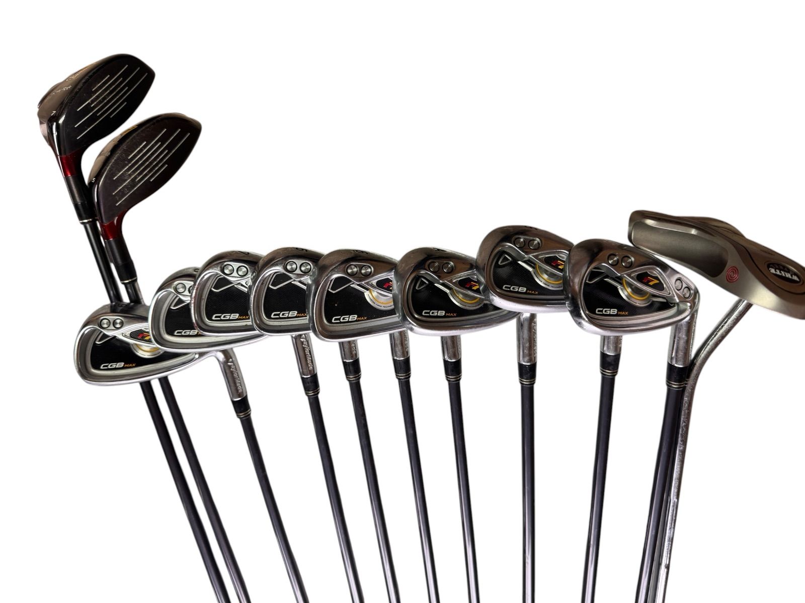 TaylorMade等！メンズ中古ゴルフクラブセット！ TaylorMade メンズ ゴルフクラブセット R7 CGB MAX まとめ売り 中古