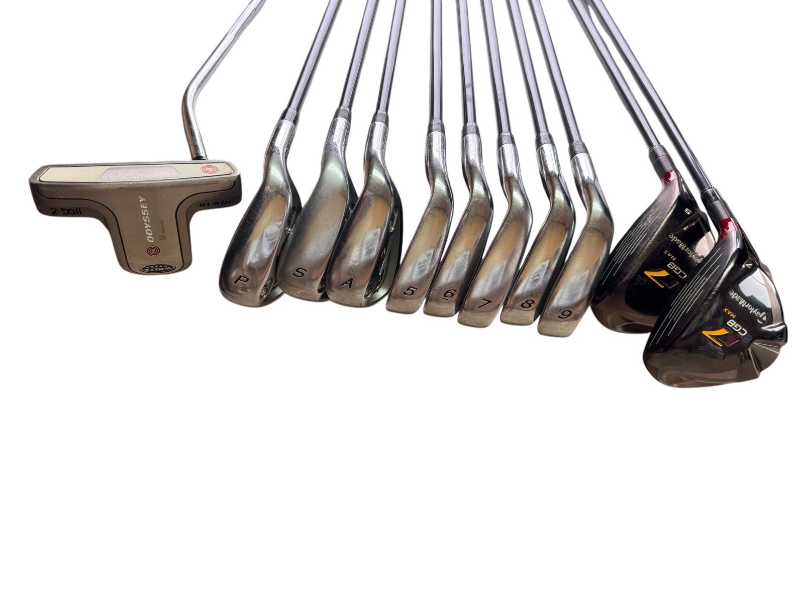 TaylorMade メンズ ゴルフクラブセット R7 CGB MAX まとめ売り 中古