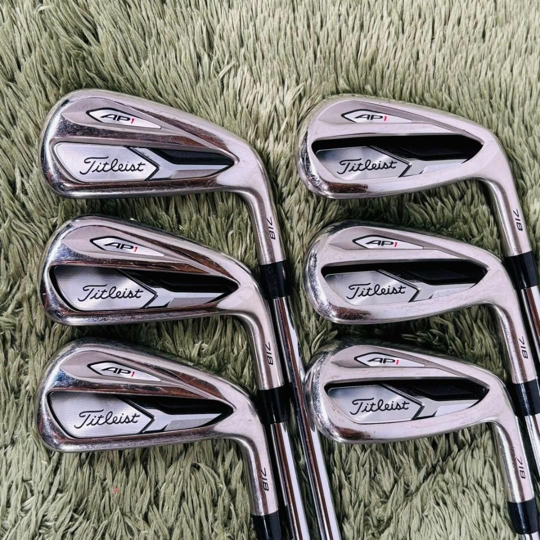 Titleist - タイトリスト 718 AP1アイアン 6本セット ダイナミックゴールド タイトリスト 718 AP1 アイアン6本セット メンズゴルフ 初心者 大人気