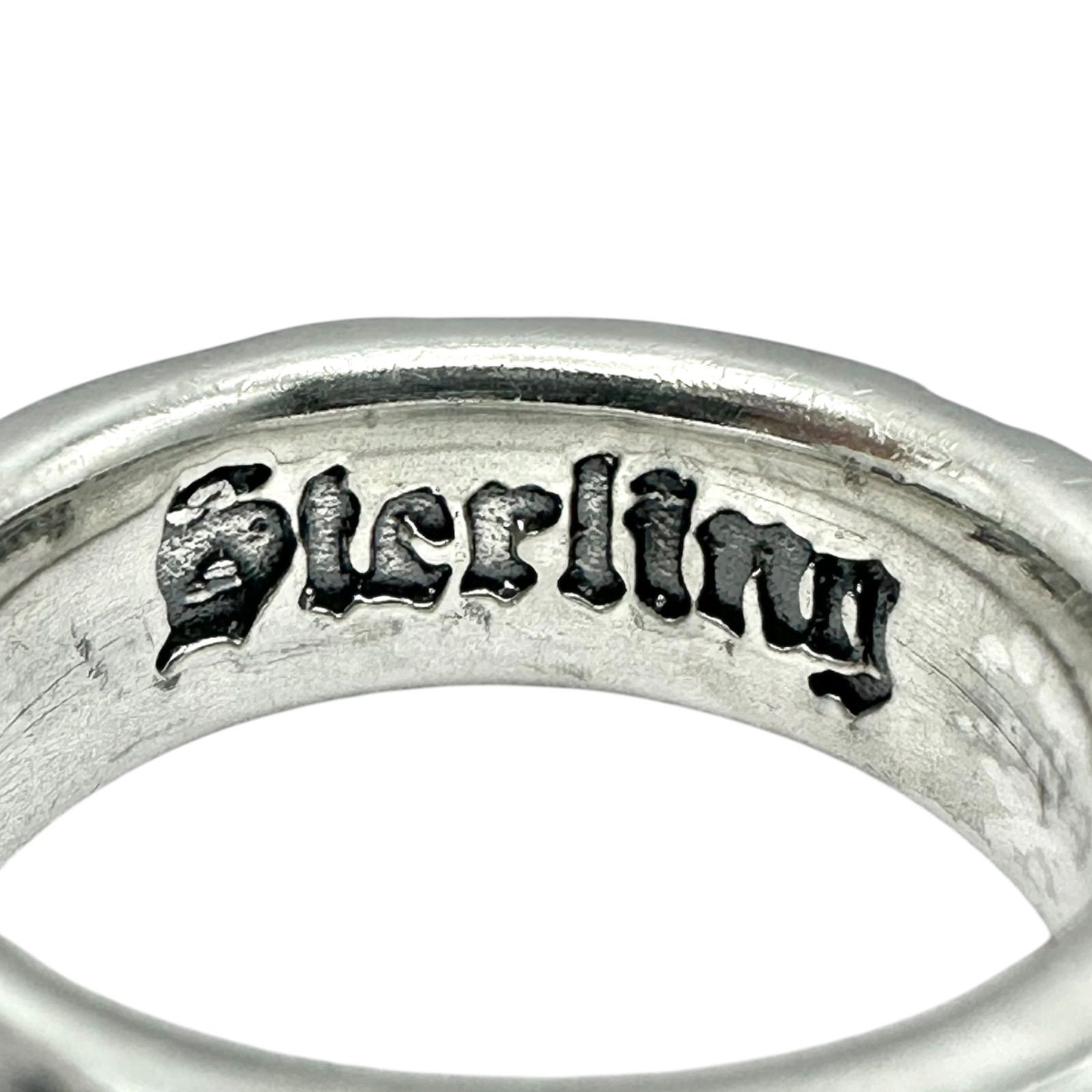 ポルカドット】 水玉 Silver 925 刻印 Vintage Design Ring シルバー 