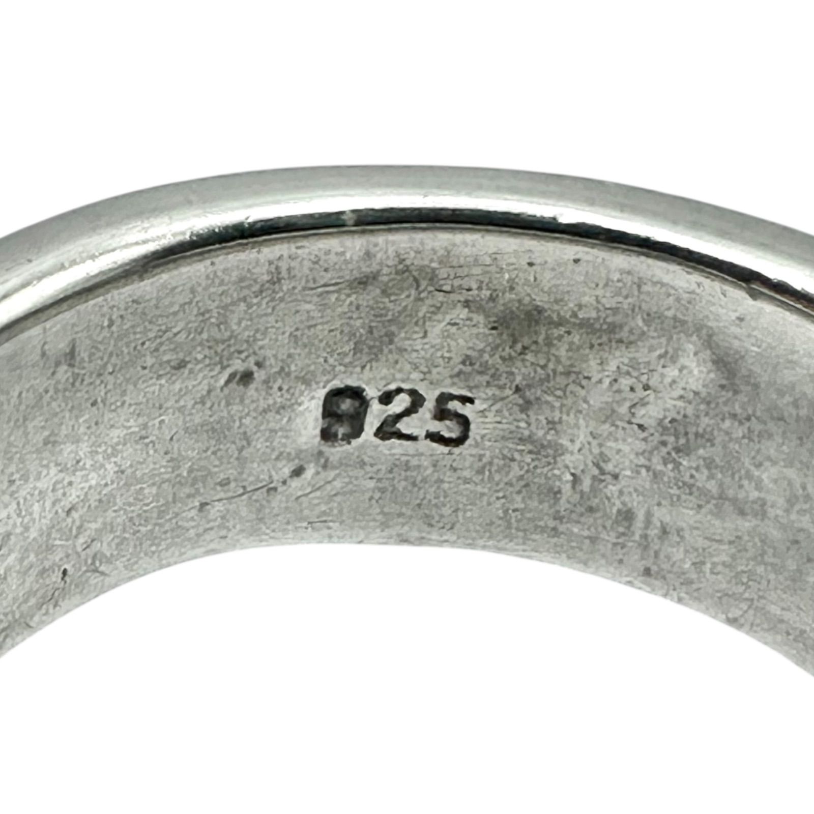 スピンギミック】ミニマル スタンプワーク Silver 925 刻印 Design 