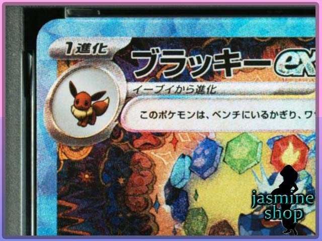 【極美品】ブラッキーex SAR テラスタルフェスex PSA10 ケース付き PSA10】ブラッキーex SAR 217/187 テラスタルフェスex PSAケース専用