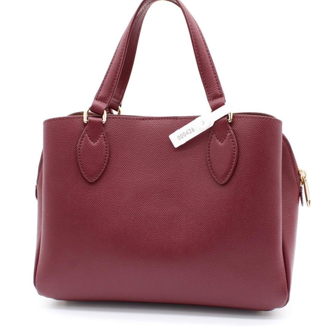 未使用級】FURLA ミネルヴァ ハンドバッグ 2way ショルダーバッグ 赤