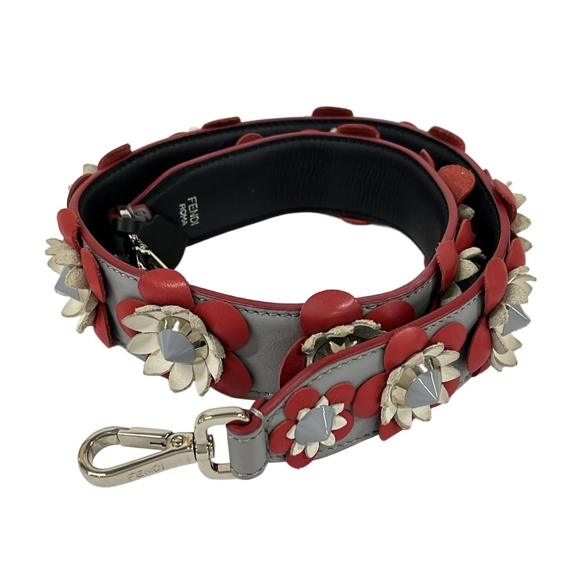 FENDI(フェンディ) ショルダーストラップ ストラップユー グレー 