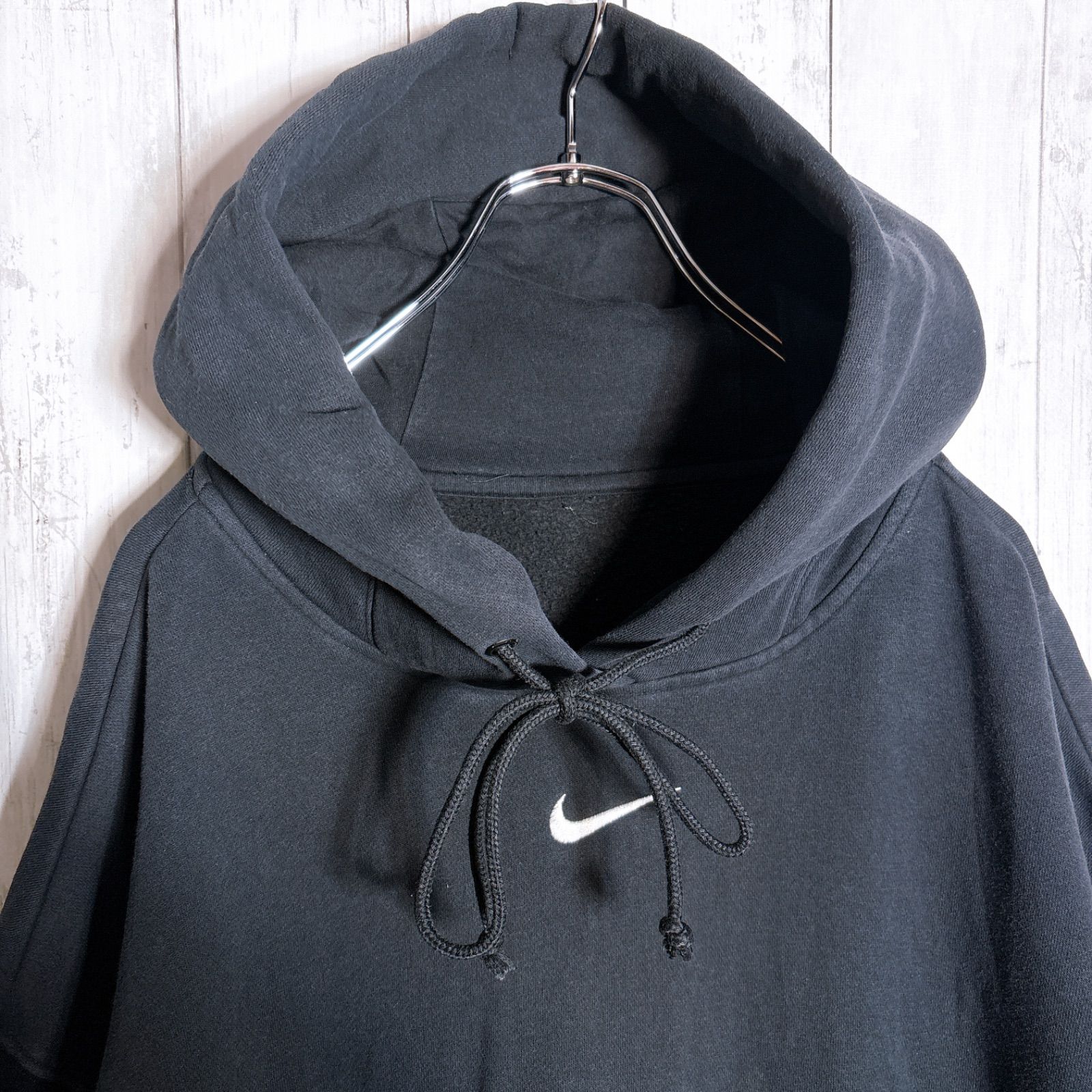 Travis scott 着用】ナイキ NIKE センターロゴ ブラック ゆるだぼ 