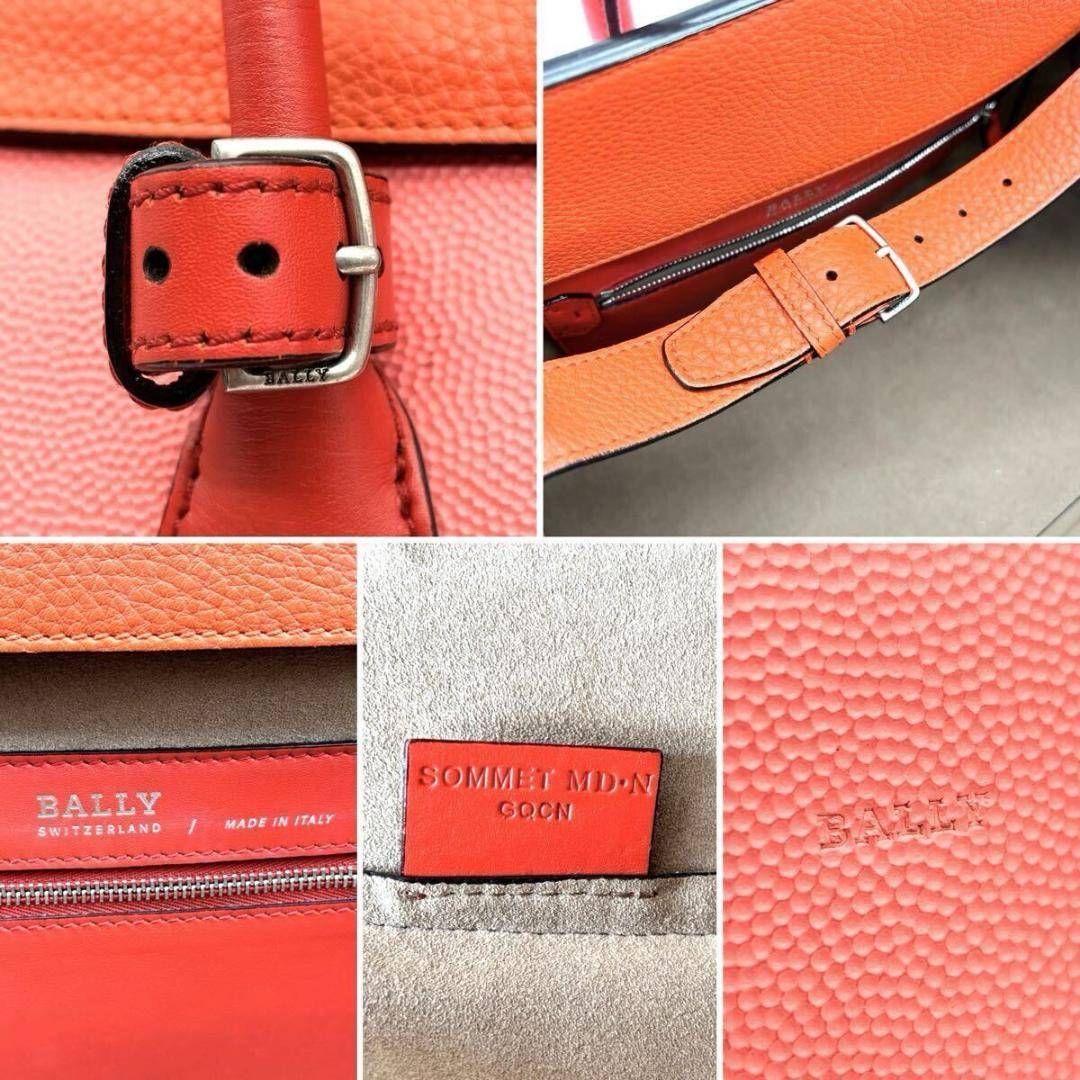 美品 BALLY バリー SOMMET ソメット ハンド トートバッグ レザー A4可 