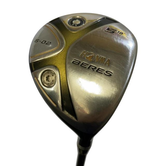中古】 本間ゴルフ BERES S-02 5W フェアウェイウッド FW 2S ARMRQ6 49 