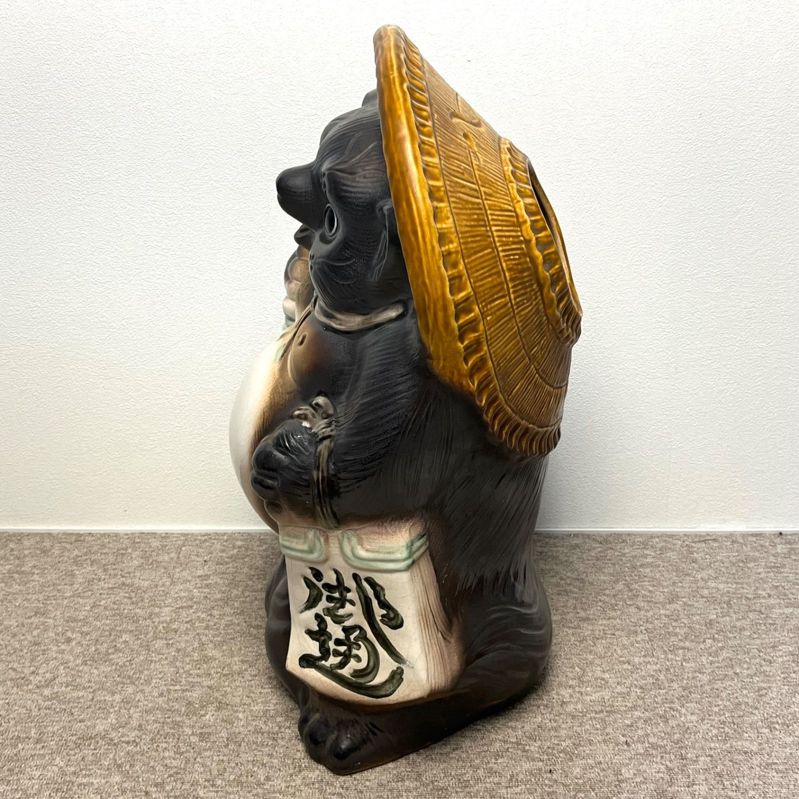 信楽焼】縁起物 福狸 たぬき 置物 60cm - メルカリ
