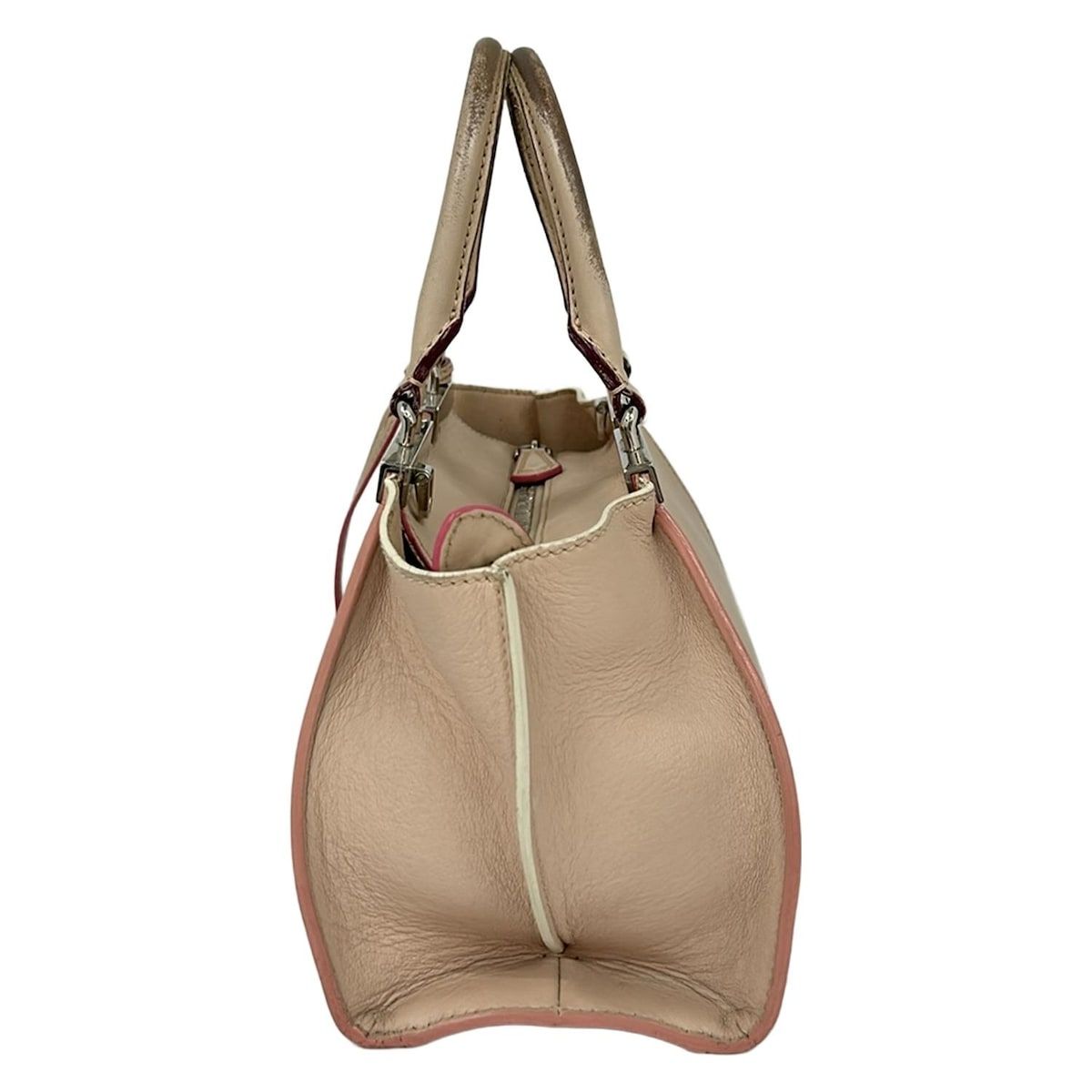 FENDI(フェンディ) ハンドバッグ プチトロワジュール 8BH333 ピンク 