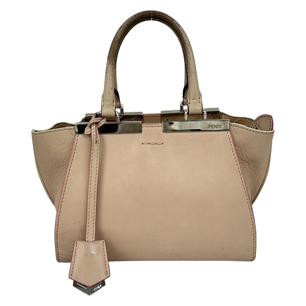 FENDI(フェンディ) ハンドバッグ プチトロワジュール 8BH333 ピンク 