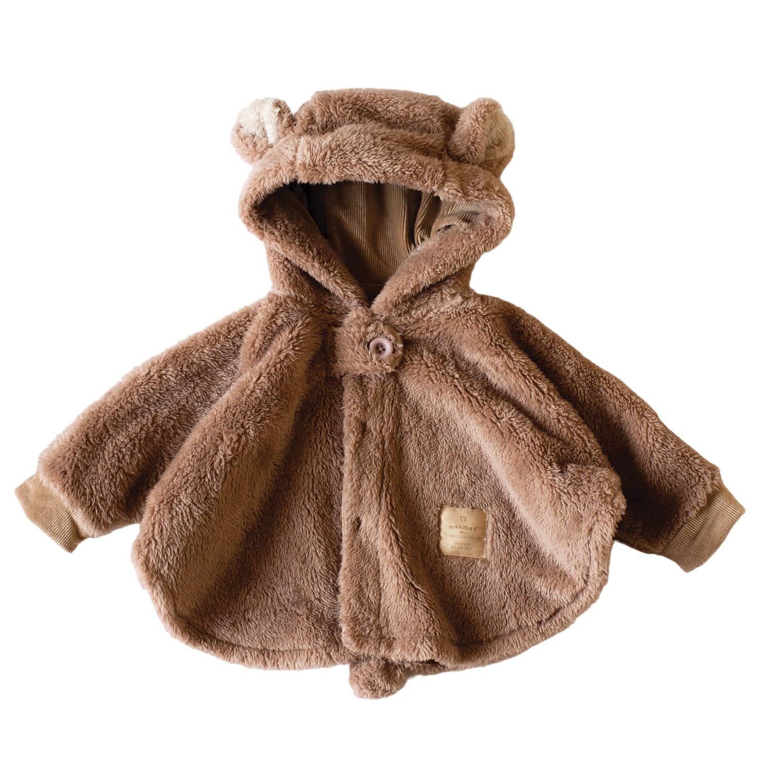 新品 [モクモフ] ぬいぐるみケープ モカベージュ 80