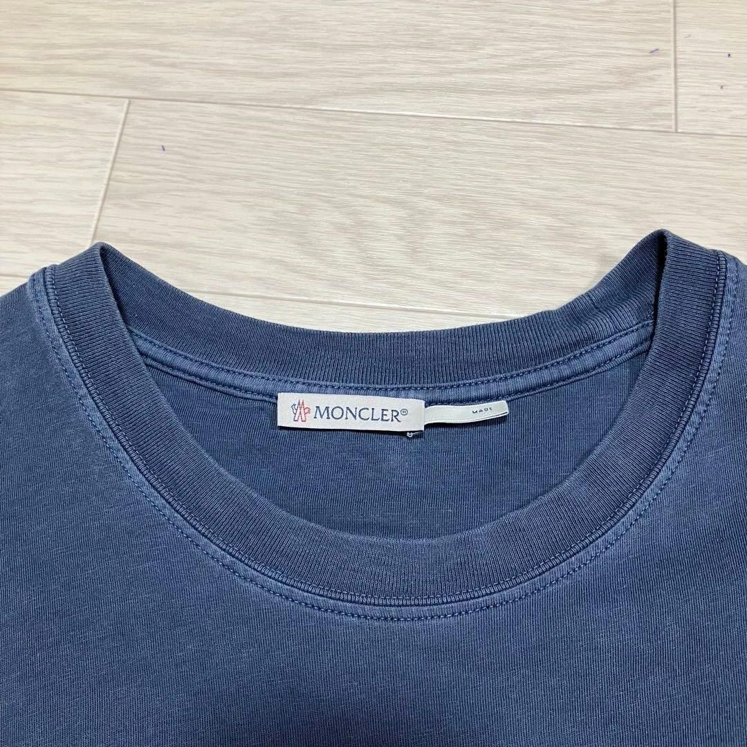 モンクレール ヴィンテージグラフィック M Tシャツ ネイビー 3S386 