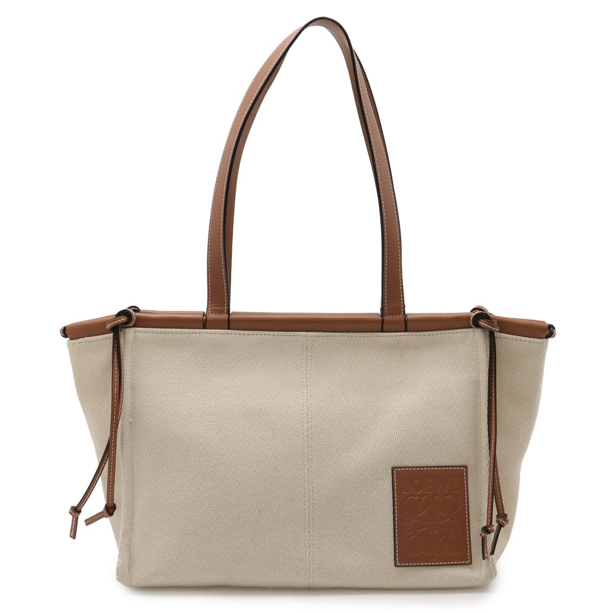 通販 専門 店 LOEWE ブラウン レザートートバッグ 【公式通販】