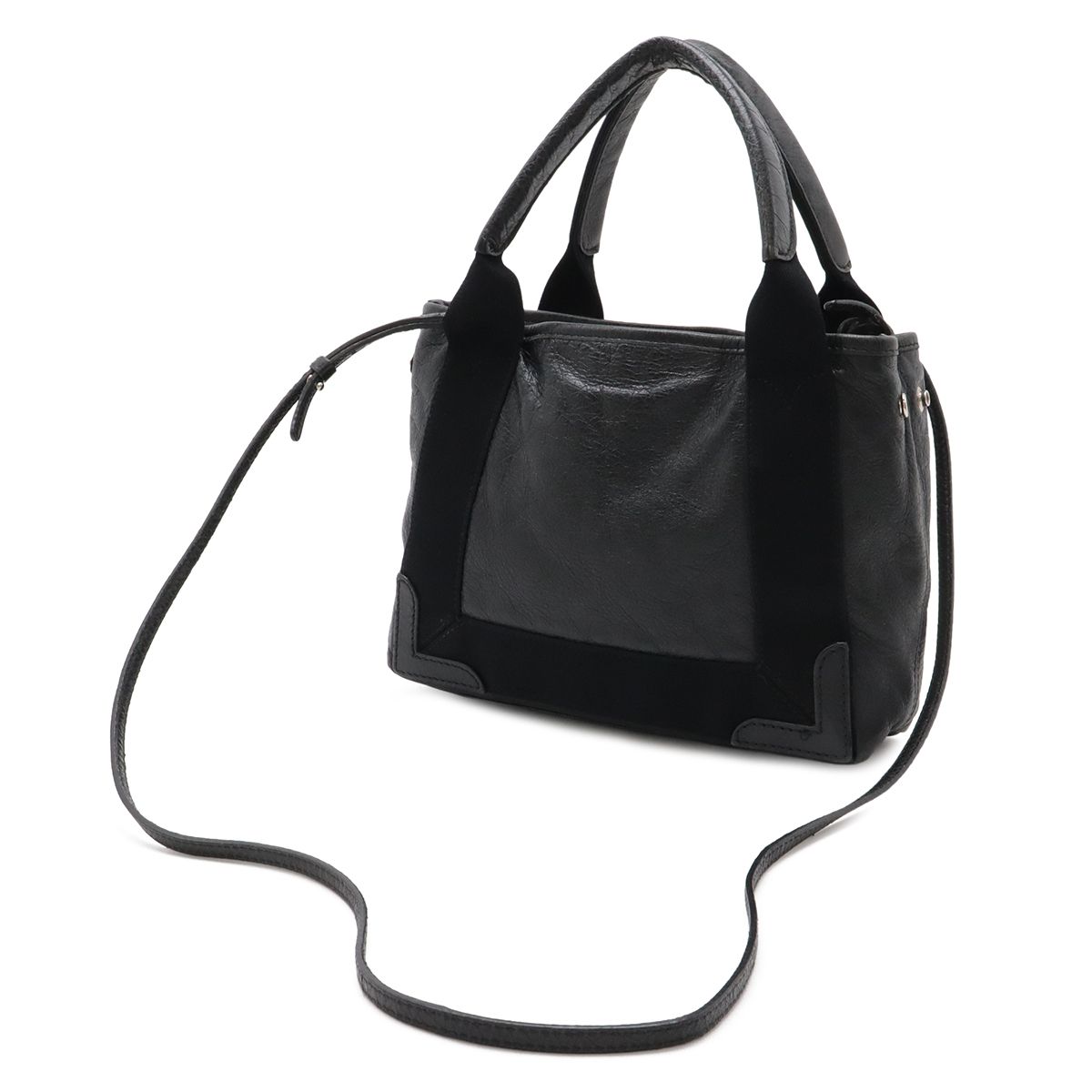 BALENCIAGA バレンシアガ ネイビーカバス XS トートバッグ 