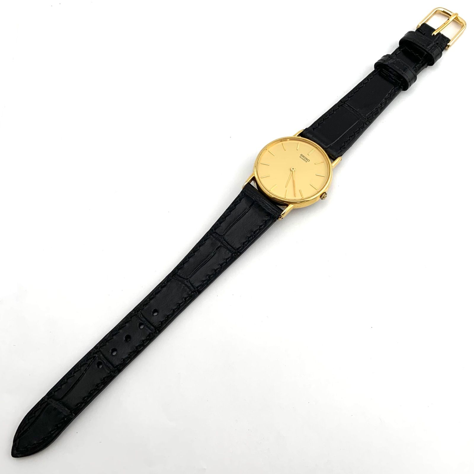 中古】SEIKO 5Y30-7000 クォーツ 腕時計 ゴールド - メルカリ