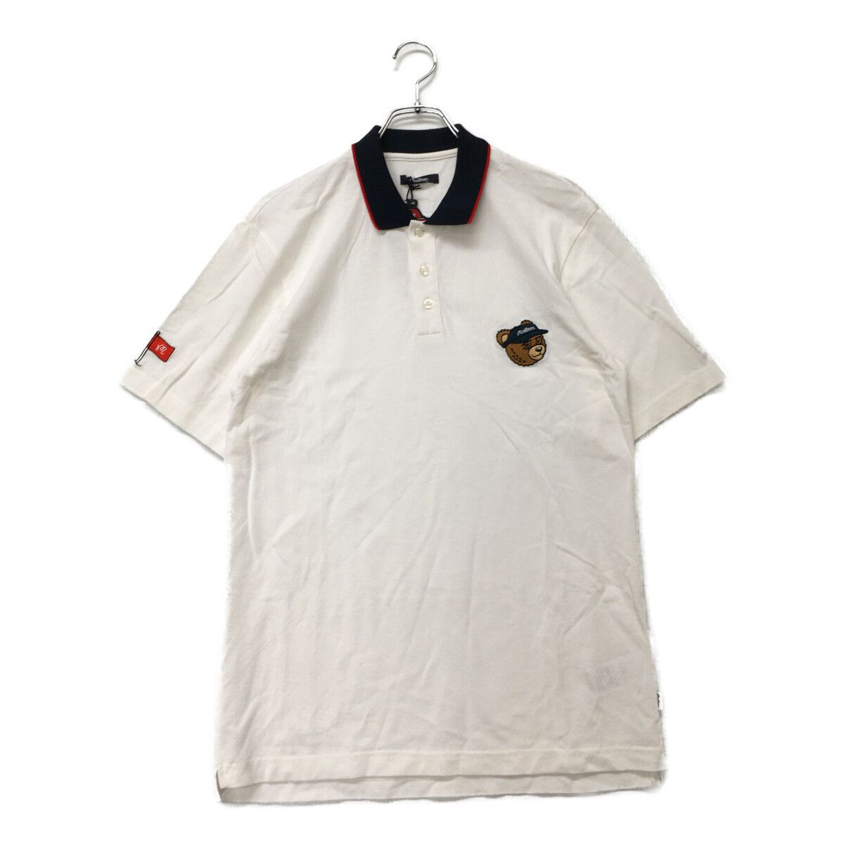 中古 メンズ マルボンゴルフ MALBON GOLF 半袖ポロシャツ サイズ不明