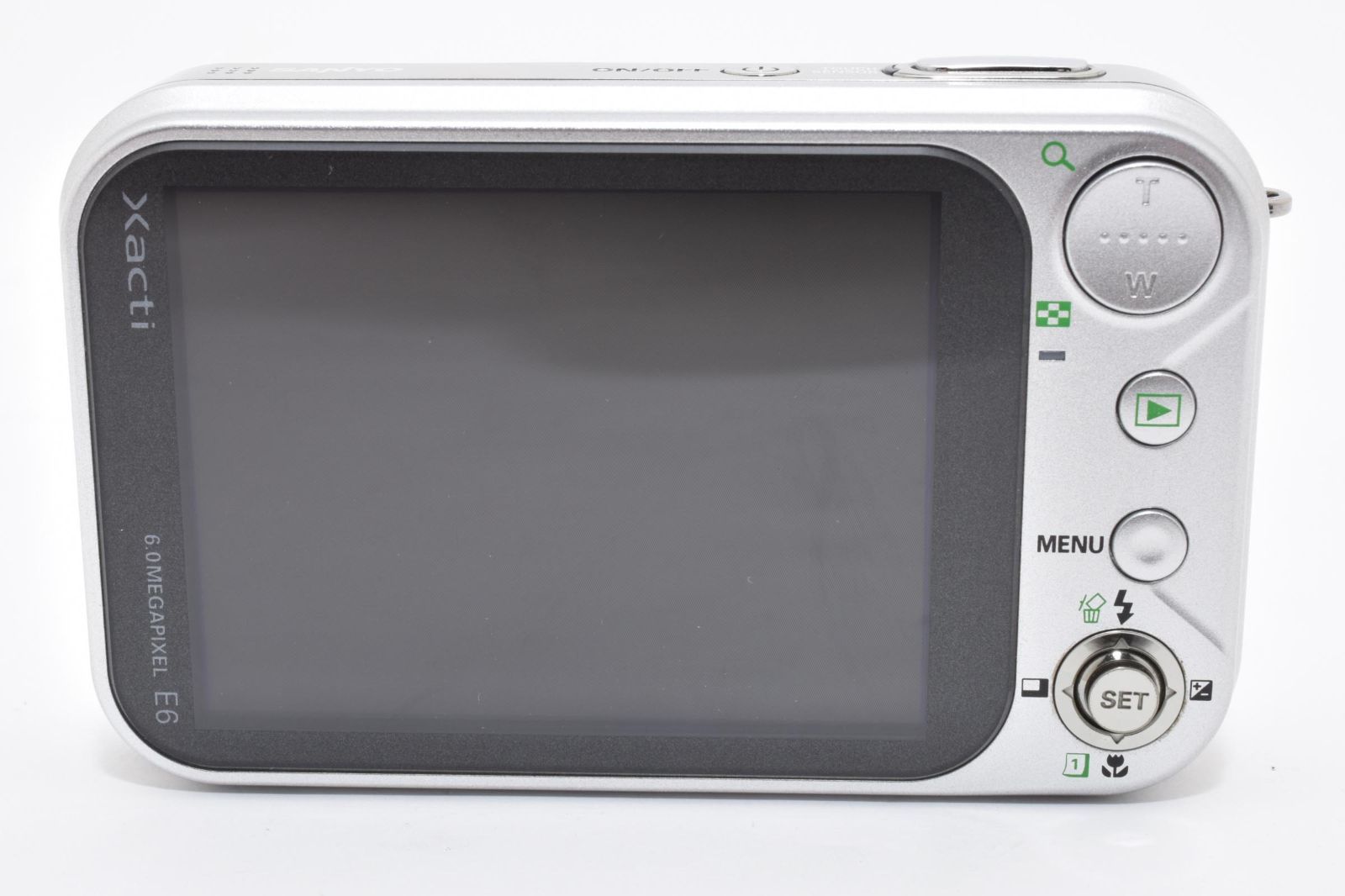 美品・完動品】SANYO Xacti DSC-E6 シルバー 希少 オールドデジカメ