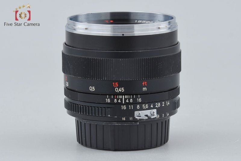 中古】Carl Zeiss カールツァイス Planar 50mm f/1.4 ZF T* ニコン用 