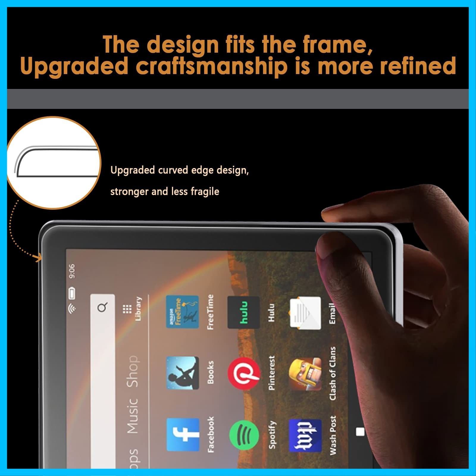Fire HD 8 保護フィルム 2枚セット 高硬度9H - メルカリ
