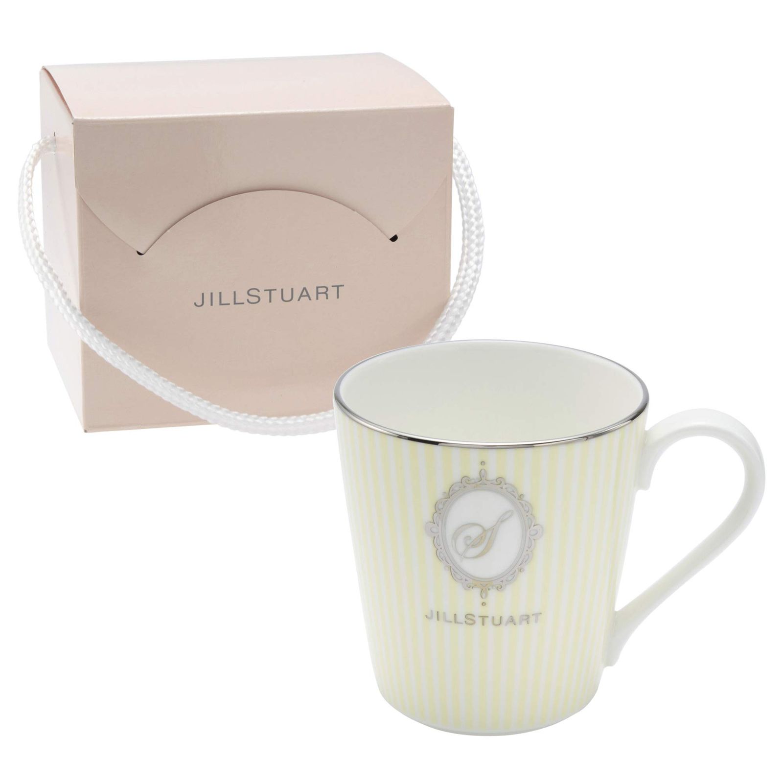 新品 ジルスチュアート(JILL STUART) マグカップ イニシャル(S) 290cc 日本製 51919-2773