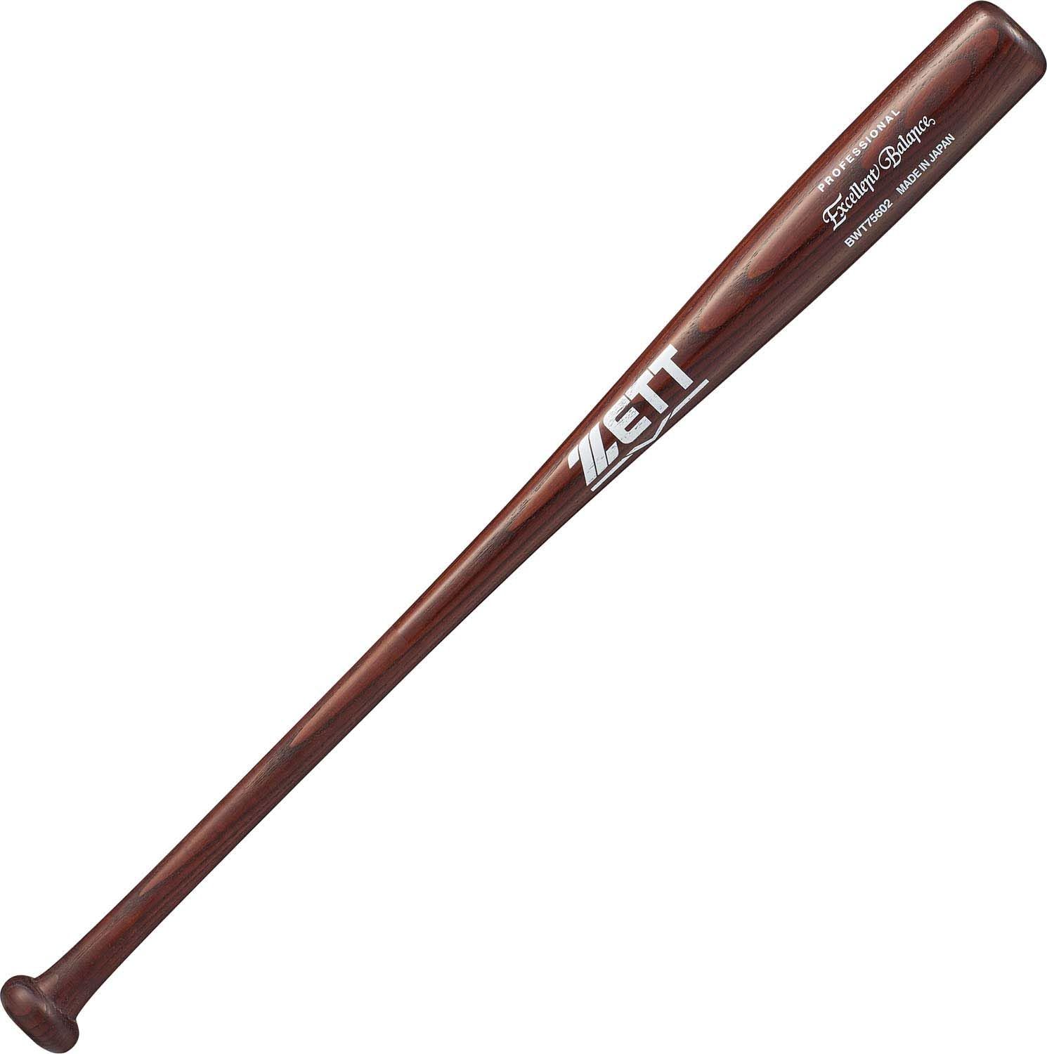 新品 ゼット(ZETT) 少年野球 軟式 バット エクセレントバランス 木製 72cm 580g平均 薄ダーク(3700) 日本製 BWT75602