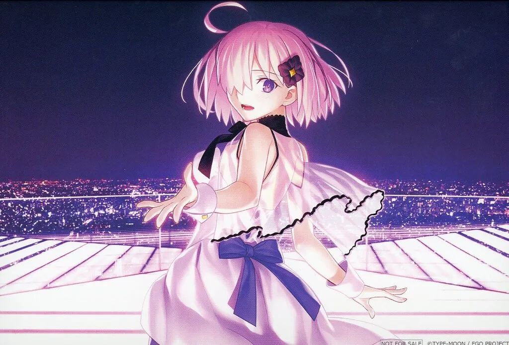 OVER THE SAME SKY キャラファイングラフ A3 Fate マシュ OVER THE