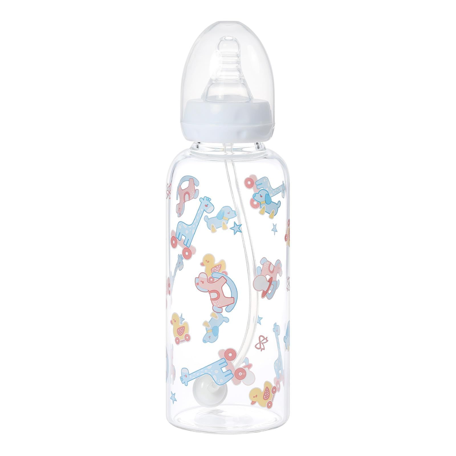 新品 CutiePlusU 大人用哺乳びん 400ML 大人向け 持ち運び便利 直飲み ビッグサイズ プリント ビッグサイズ グラス哺乳瓶 ゆらゆら車