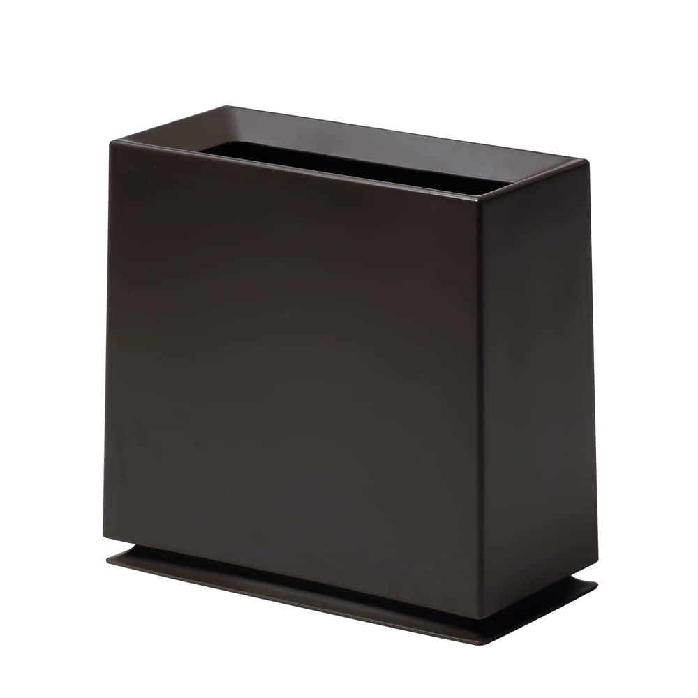 新品 ideaco(イデアコ) ゴミ箱 角型 8.5L W31.5D15H30cm TUBELOR BRICK brown (チューブラー ブリック ブラウン)