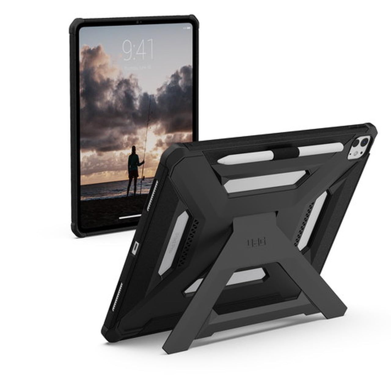 新品 URBAN ARMOR GEAR UAG製 iPad Pro 13インチ(M5/2025)(M42024)用 SCOUT+ケース(ブラック) UAG-IPDP13M5-SCP-BK