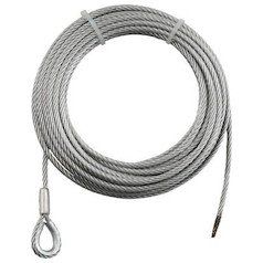 新品 トラスコ中山(TRUSCO) 手動ウインチ用ワイヤー シンブル入ロック加工 Φ8mm×20m用 WWS820
