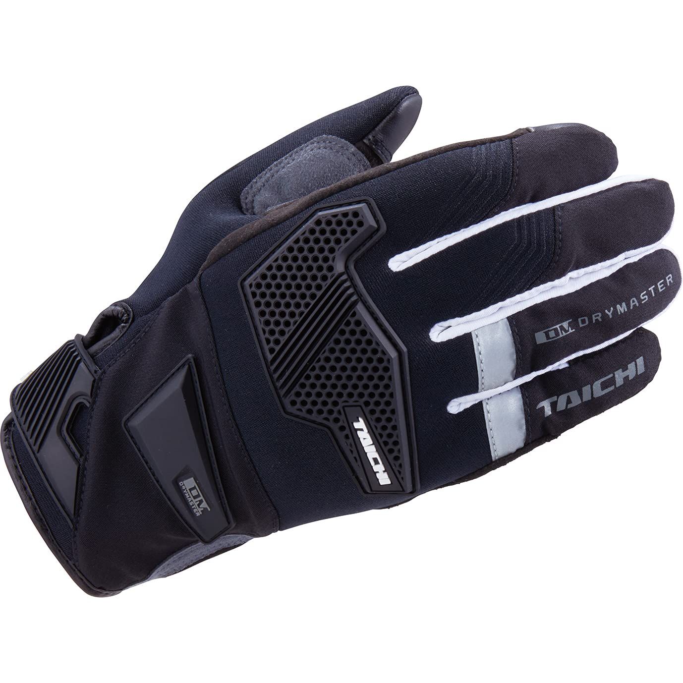 新品 RSタイチ(RS TAICHI) バイク用 オールシーズン 防水 タッチパネル対応 プロテクター内蔵 DRYMASTER フィット エッジ レイングローブ RST450 BLACK/WHITE XXL