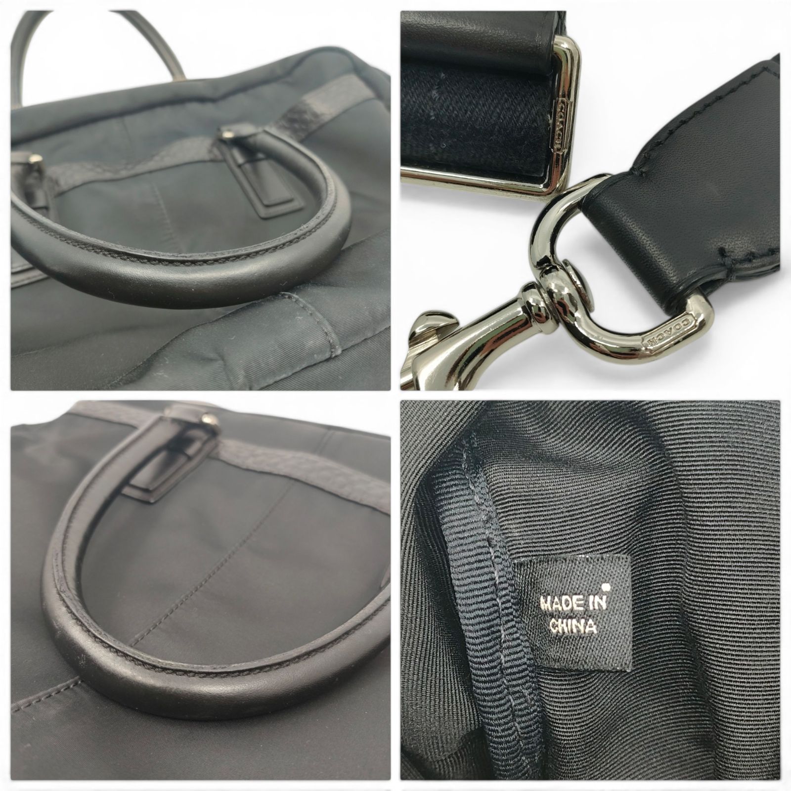 COACH コーチ 2way ビジネスバッグ ハンドバッグ PCケース ショルダー 