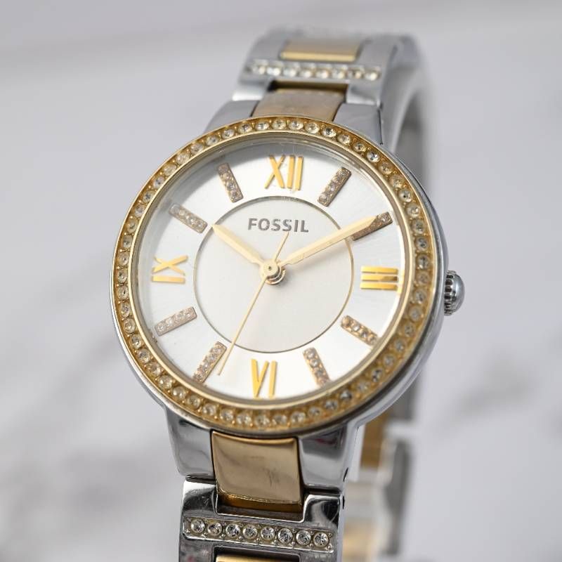 華麗✨FOSSIL フォッシル ストーン装飾 レディース クウォーツ 腕時計 