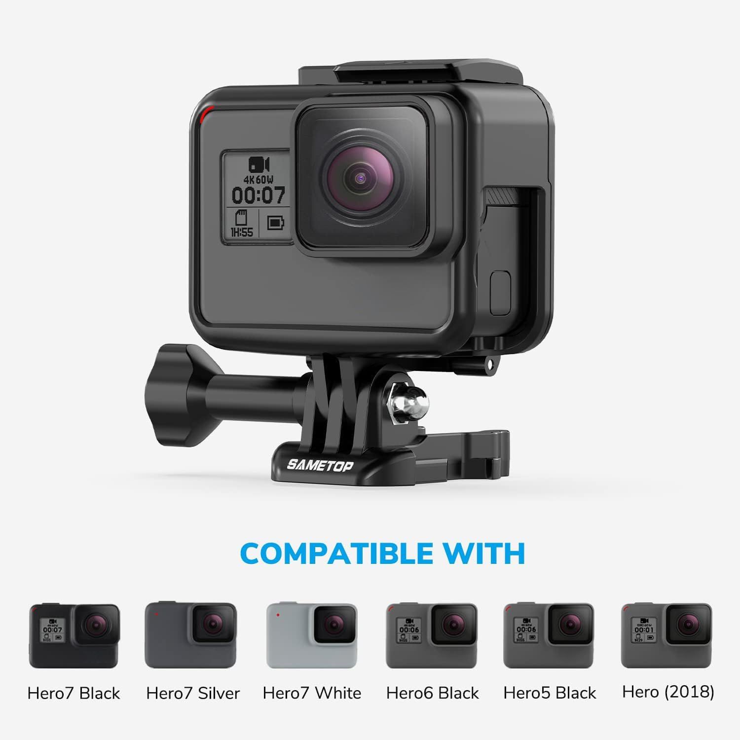 Sametop GoPro Hero 7/ 6/ 5/ Hero (2018)カメラに適用 gopro保護 