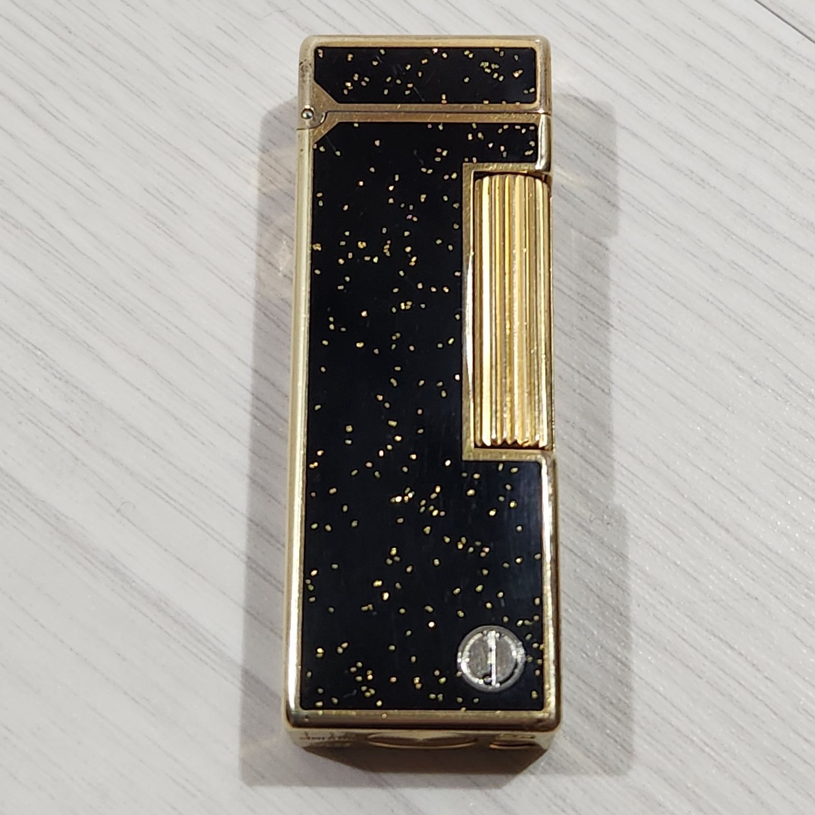 希少モデル dunhill ダンヒル ガスライター ローラー式 ブラック 