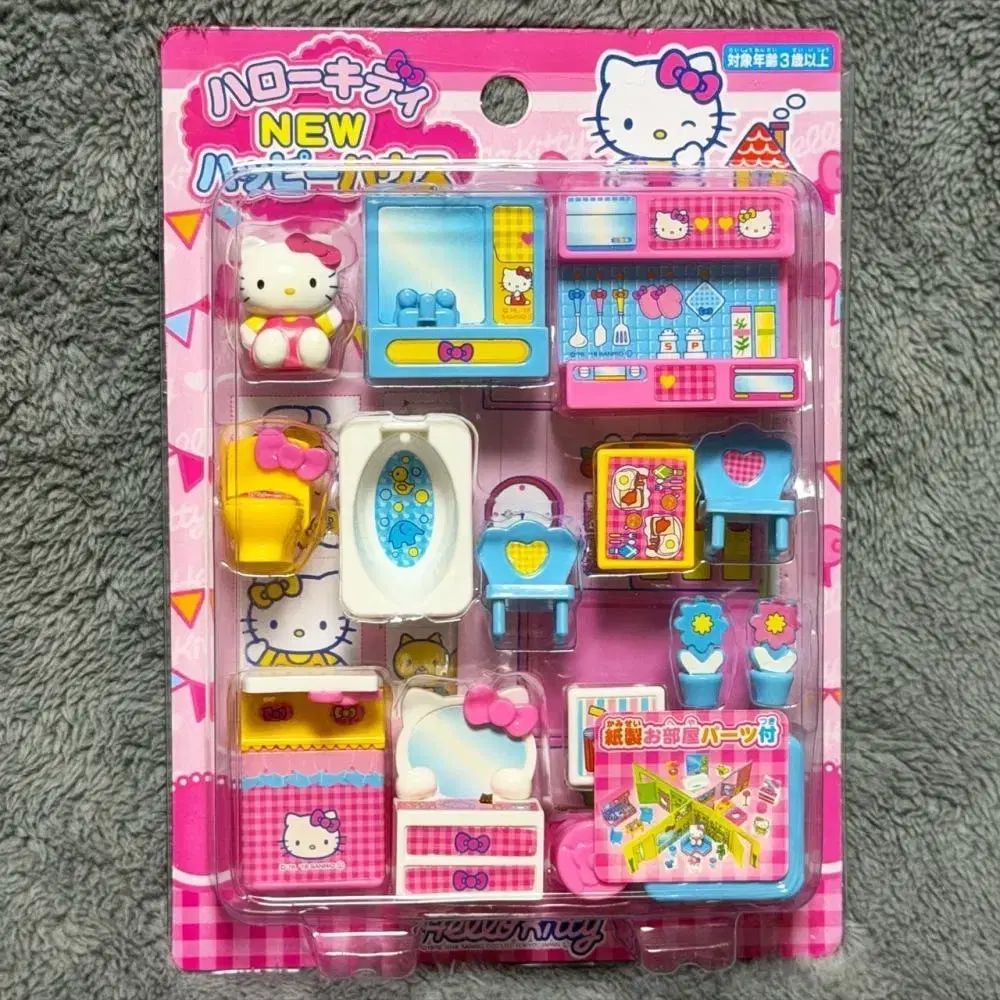 リトルキティ ミニチュア家具６点セット ハローキティ ミニチュア 家具 セット-販売最安値