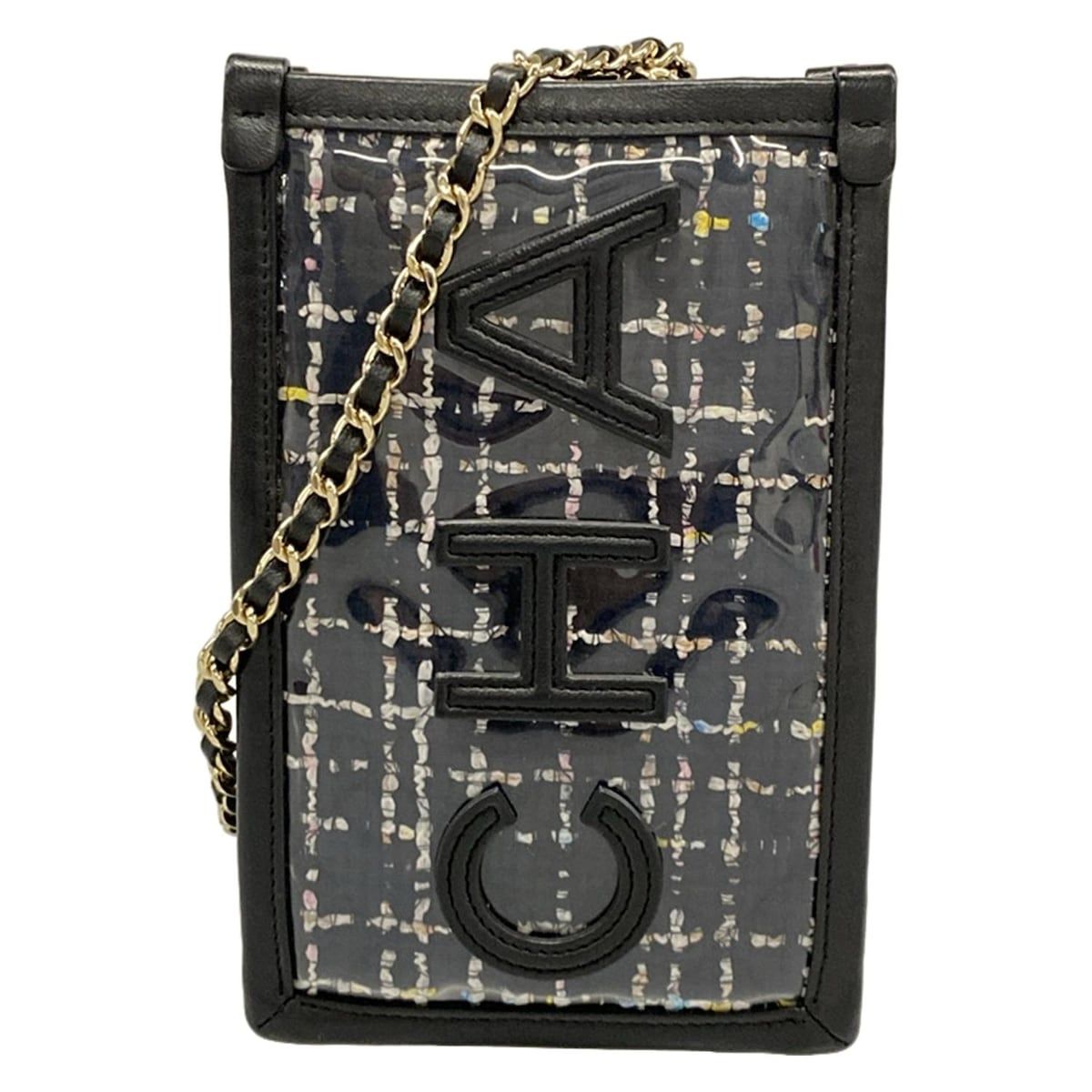 日本価格 CHANELスマホショルダー、ミニウォレットチェーンbag