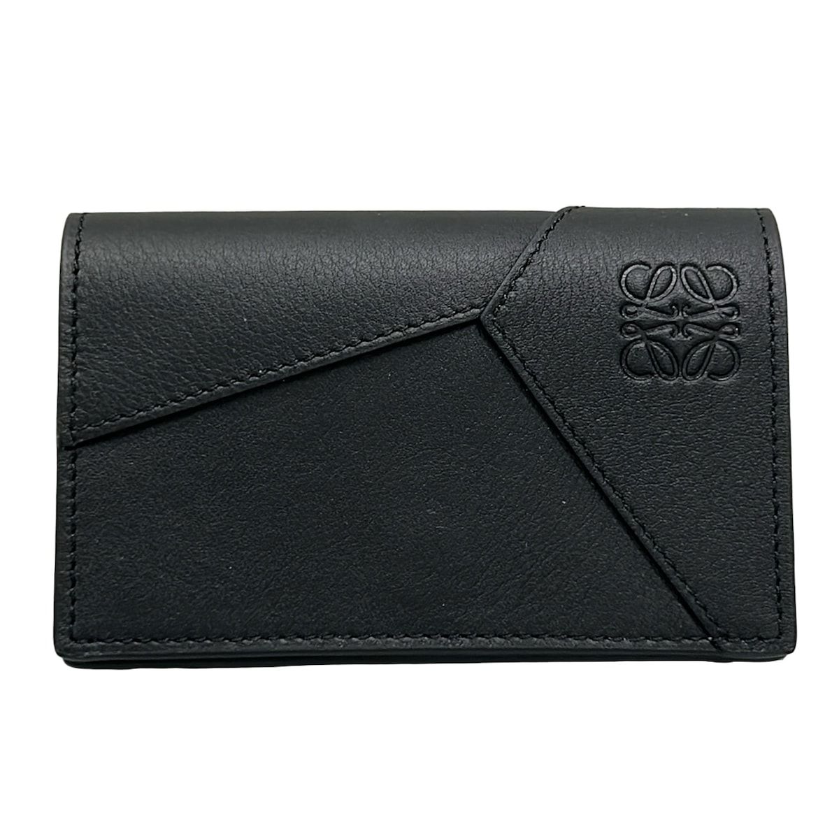 LOEWE(ロエベ) カードケース美品 パズル 黒 レザー - メルカリ