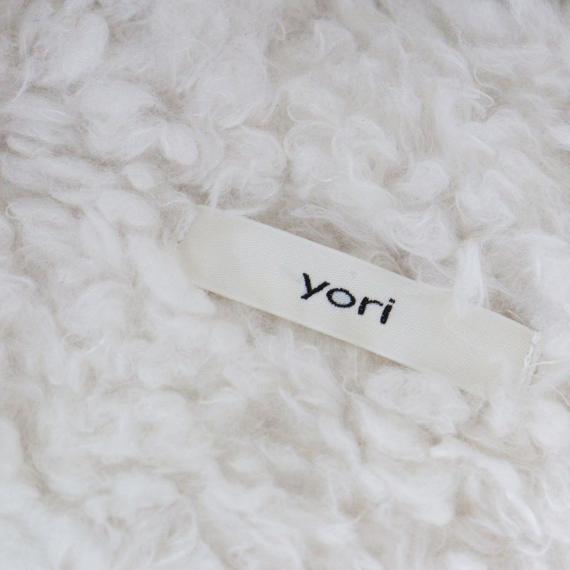 2022AW ヨリ yori プードルフードジレ F｜オフホワイト トップス アウター ジャケット ベスト 【2400014897036】 2022AW ヨリ yori プードルフードジレ F｜オフホワイト トップス