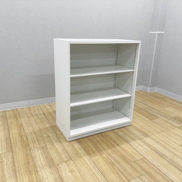 イトーキ オープン書庫 シンライン スチールキャビネット ホワイト