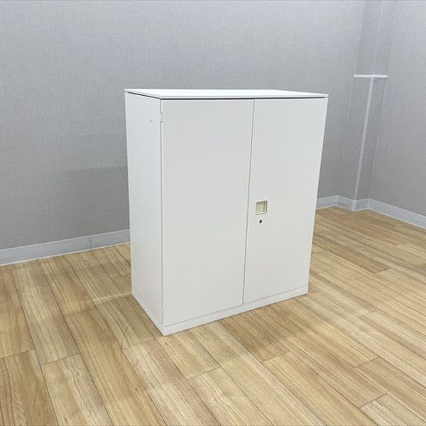 オカムラ 両開き書庫 レクトライン 天板付 スチールキャビネット 