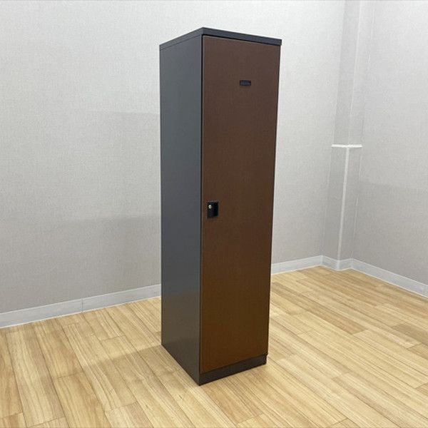 オカムラ 1人用ロッカー KZ-II型 ブラウン